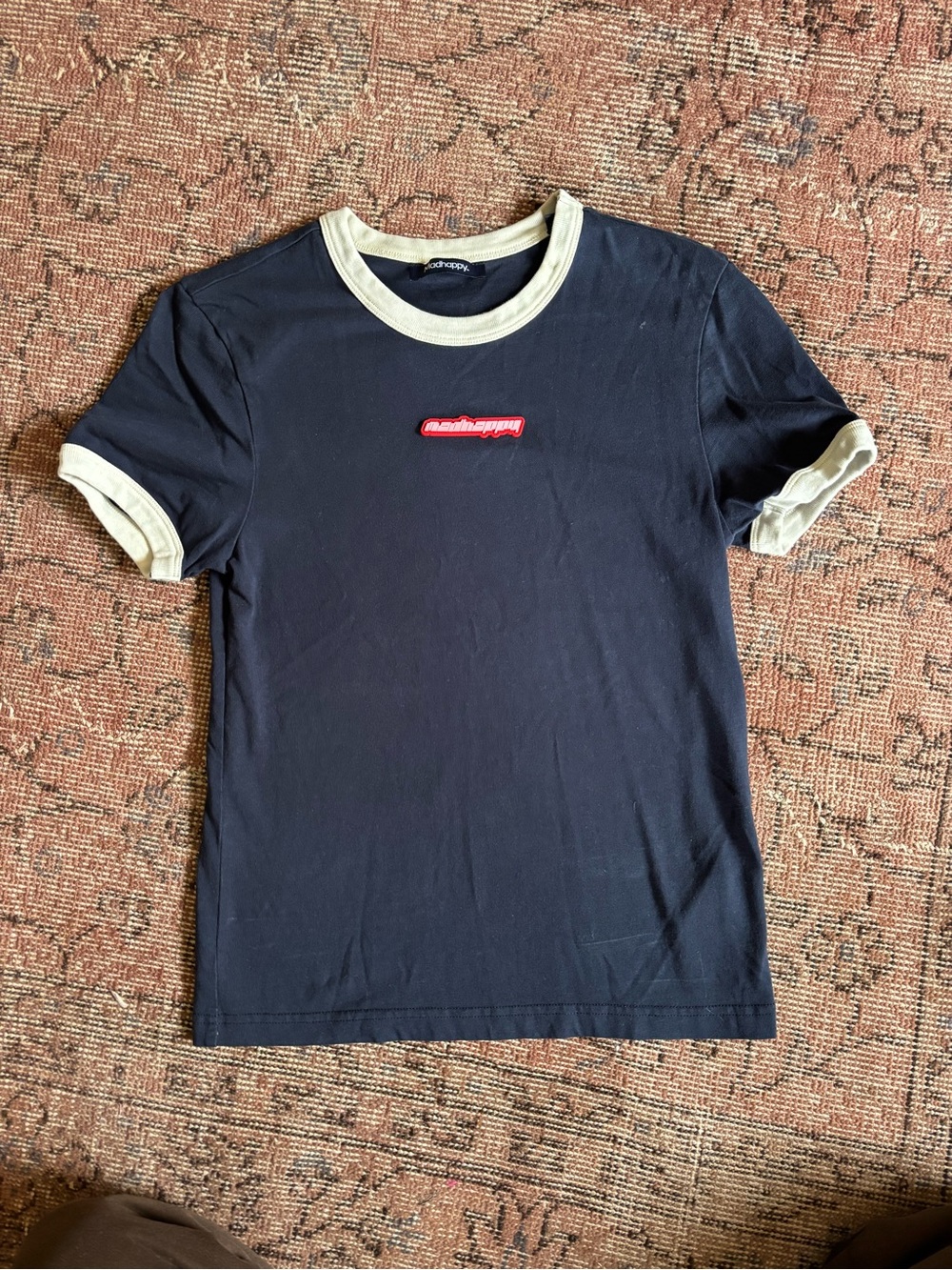 Madhappy Navy Women’s T shirt with 3D logo
